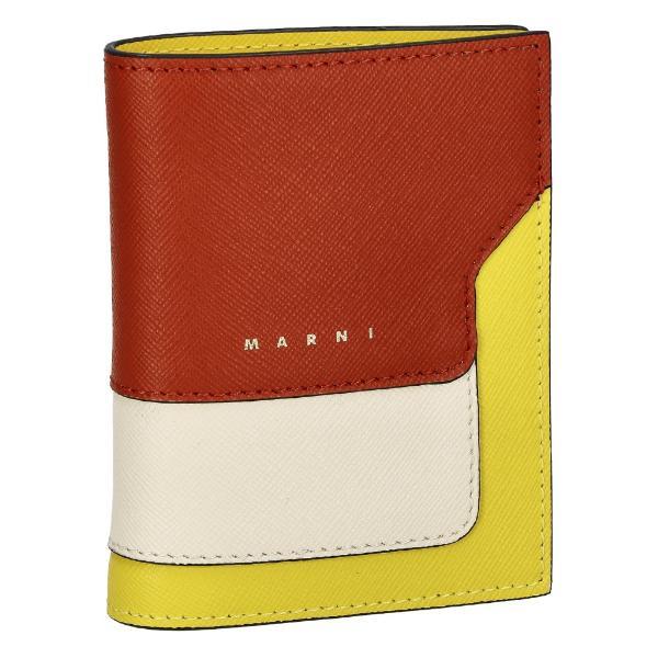 MARNI（マルニ） 二つ折り財布 レディース トランク カラーブロック