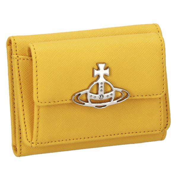 Vivienne Westwood イエロー 三つ折り財布 Vivienne Westwood（ヴィヴィアンウエストウッド） 三つ折り財布