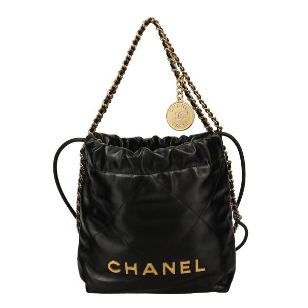 シャネル CHANEL ショルダーバッグ レディース ブラック AS3980 B08037