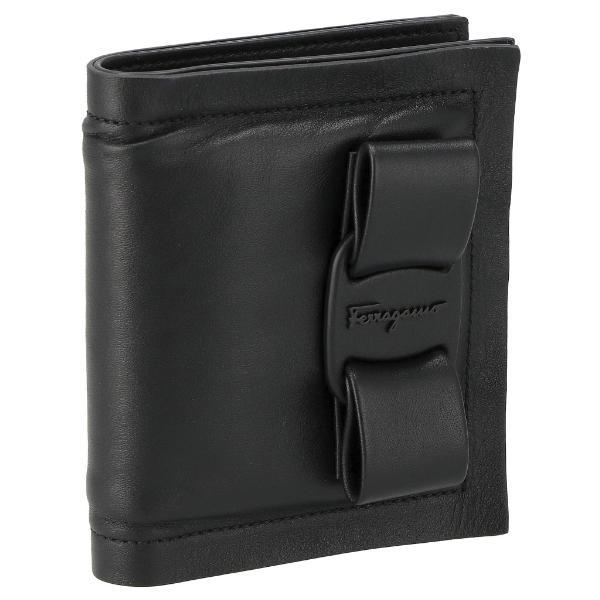 FERRAGAMO（フェラガモ） 二つ折り財布 レディース リボン ヴァラ