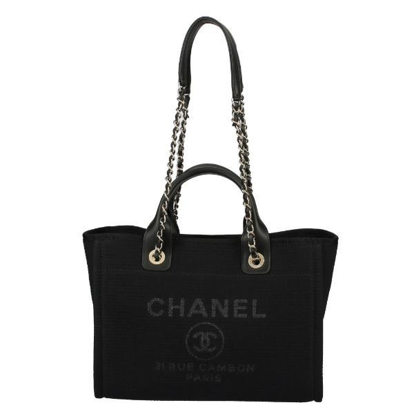 CHANEL シャネル トートバッグ レディース ドーヴィル ブラック AS3257 