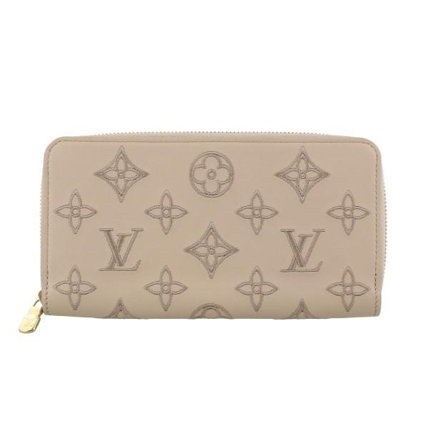 Louis Vuitton 長財布 ベージュ・グレー LOUIS VUITTON ルイヴィトン 長財布 ベージュ - メルカリ