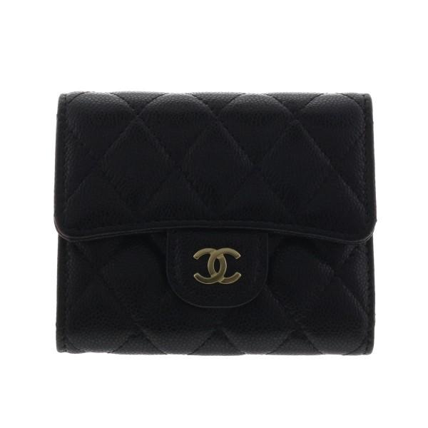 (シャネル)☆AP0229☆ 三つ折りスモールウォレット財布☆☆ CHANEL シャネル 三つ折り財布 レディース スモール クラシック