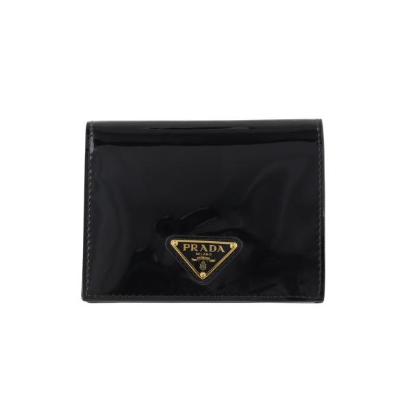 【美品鑑定済】PRADA プラダ マネークリップ 二つ折り財布 黒ブラック PRADA プラダ マネークリップ ブラック メンズ 2mn077-qhh-f0002