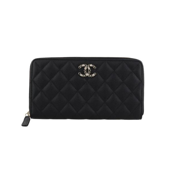 CHANEL（シャネル） 長財布 レディース ココマーク ブラック CHANEL