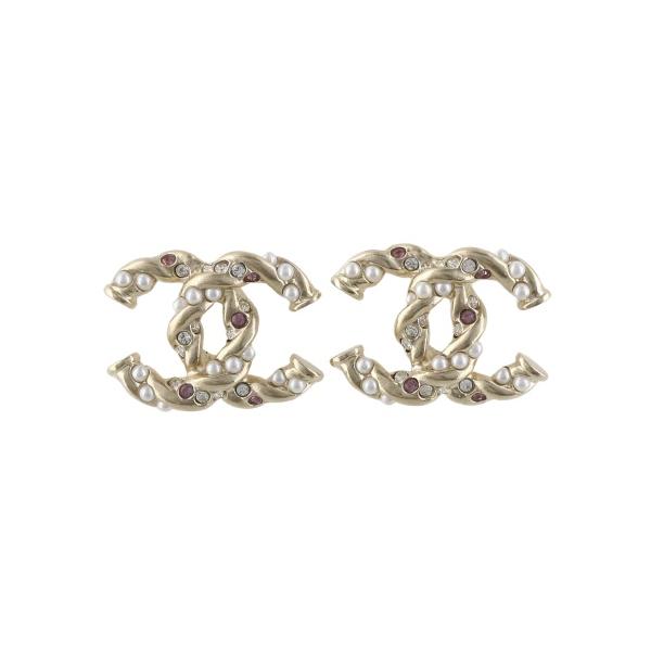 CHANEL ゴールドトーンピアス sekido_2500000172069
