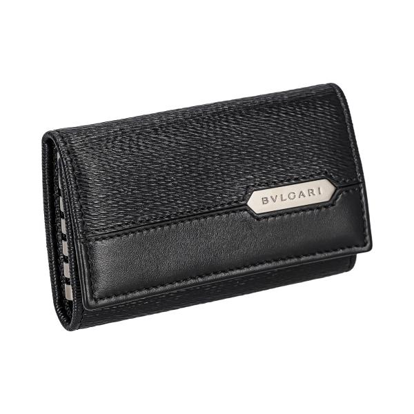 BVLGARI（ブルガリ） キーケース メンズ ブラック セルペンティ