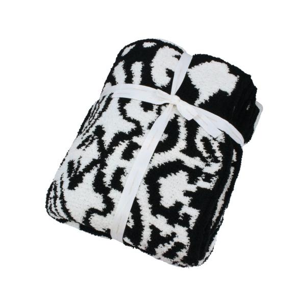 Kashwere（カシウエア） カシウェア ブランケット ダマスク ブラック