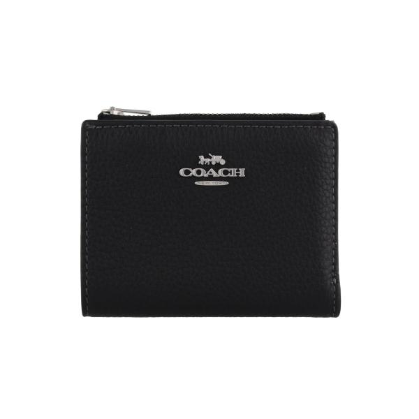 コーチ アウトレット 二つ折り財布 レディース ブラック COACH OUTLET
