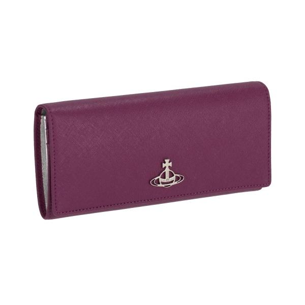 ヴィヴィアンウエストウッド 長財布 レディース パープル Vivienne