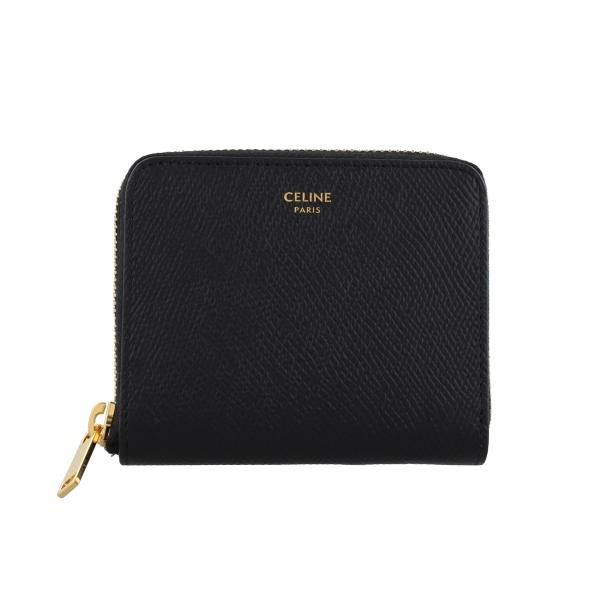 CELINE（セリーヌ） 二つ折り財布 レディース ブラック スモール