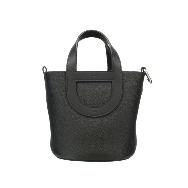 【上品コーデに♪】HERMES★インザループ 18 ノワール シルバー HERMES エルメス イン・ザ・ループ 18 ノワール トリヨン