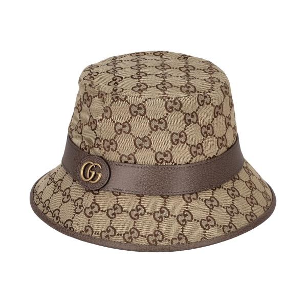 GUCCI ブラック GGパターン バケットハット　Mサイズ 最終値下げ!!」GUCCI ブラック バケットハット 帽子 M - メルカリ