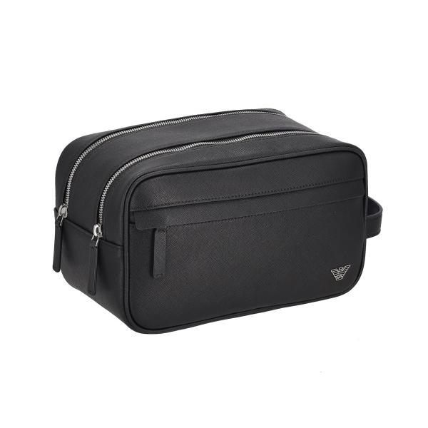 エンポリオアルマーニ　セカンドバッグ エンポリオアルマーニ セカンドバッグ メンズ ブラック EMPORIO ARMANI