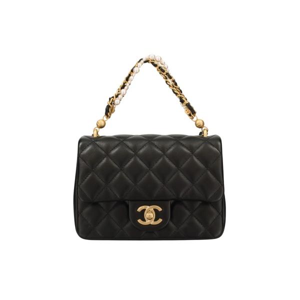 訳あり 非売品CHANEL 持ち手ビジュー横長ショルダー 120913.jpg