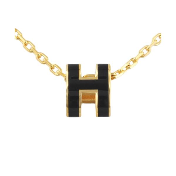 HERMES（エルメス） ネックレス ミニ ポップアッシュ ブラック HERMES
