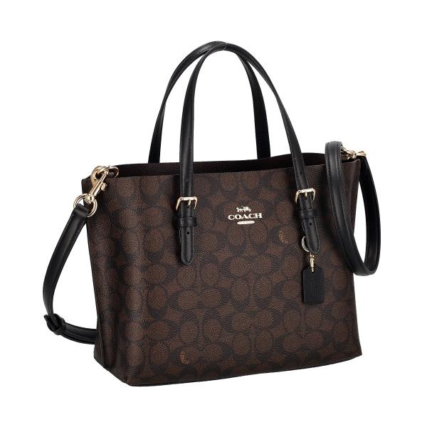 COACHホワイト/ブラウン レザー ハンドバッグ　アウトレット品 ブラウン レディース バッグ | COACH コーチ公式アウトレット