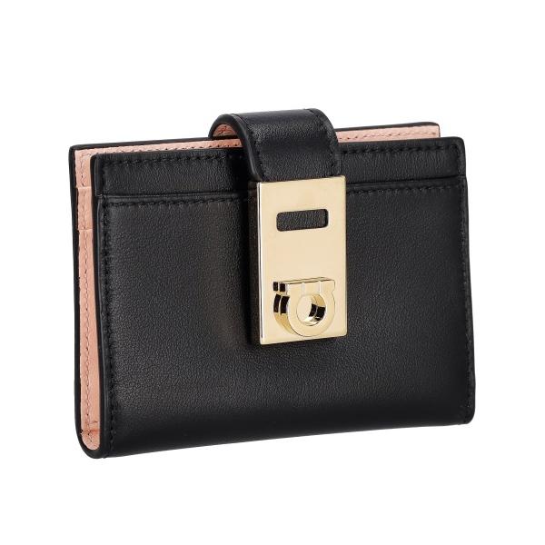 FERRAGAMO カードケース 名刺入れ FERRAGAMO（フェラガモ） カードケース 名刺入れ レディース ブラック