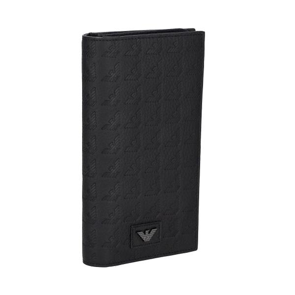 アルマーニ　長財布 エンポリオアルマーニ 長財布 メンズ ブラック EMPORIO ARMANI