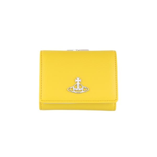 【新品未使用】Vivienne Westwood 三つ折り財布 イエロー ヴィヴィアンウエストウッド 三つ折り財布 レディース イエロー