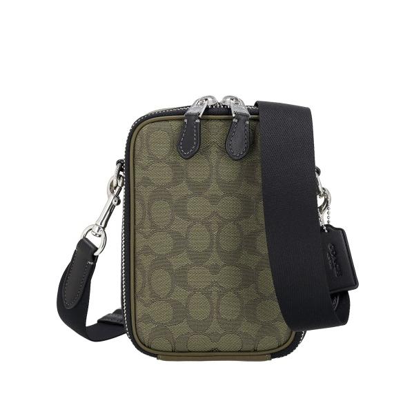 美品 COACH ショルダーバッグ スタントン シグネチャー グリーン コーチ COACH ショルダーバッグ （GREEN） -waja bazar - 海外