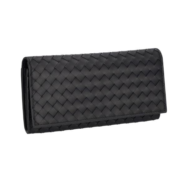 ■ボッテガヴェネタ■財布■長財布■イントレチャート■ブラック系■J0413 BOTTEGA VENETA（ボッテガ・ヴェネタ） 長財布 メンズ イントレ