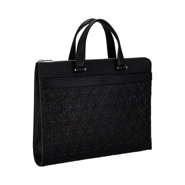 Salvatore Ferragamoフェラガモ ビジネスバッグ 大容量 フェラガモ ビジネスバッグ メンズ ブラック Ferragamo 241841 NER