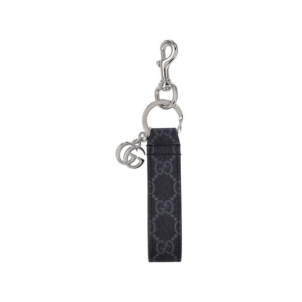 GUCCI（グッチ） キーリング メンズ ブラック GUCCI 817305 JAAH3 8146