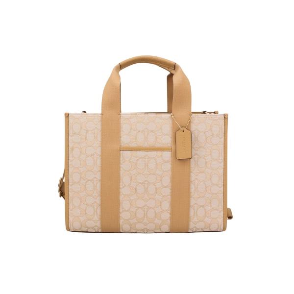コーチ ベージュ ロゴ柄 トートバッグ COACH（コーチ） アウトレット トートバッグ レディース ベージュ