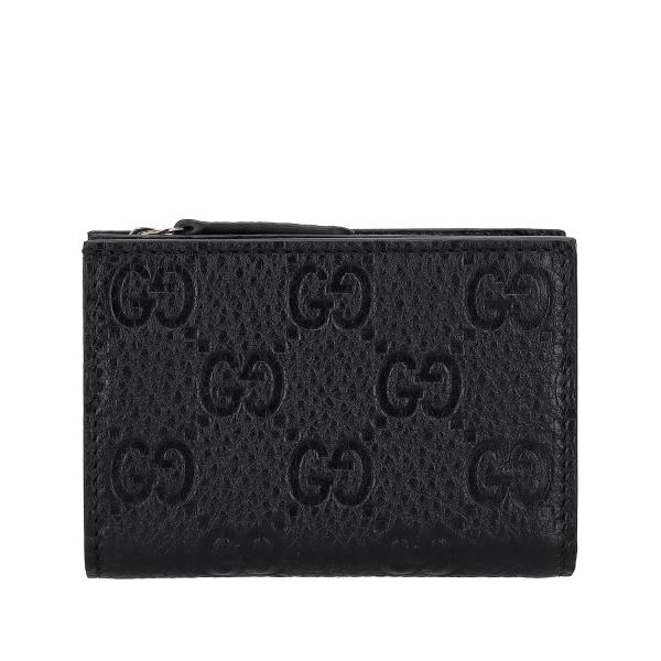 グッチ 二つ折り財布 GGエンブレム ミディアムウォレット 815874 ブラック Ft614181 中古 楽天市場】グッチ 二つ折り財布 GGエンブレム ミディアムウォレット