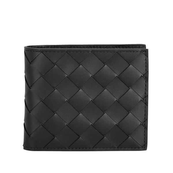 BOTTEGA VENETA（ボッテガ・ヴェネタ） 二つ折り財布 メンズ ブラック