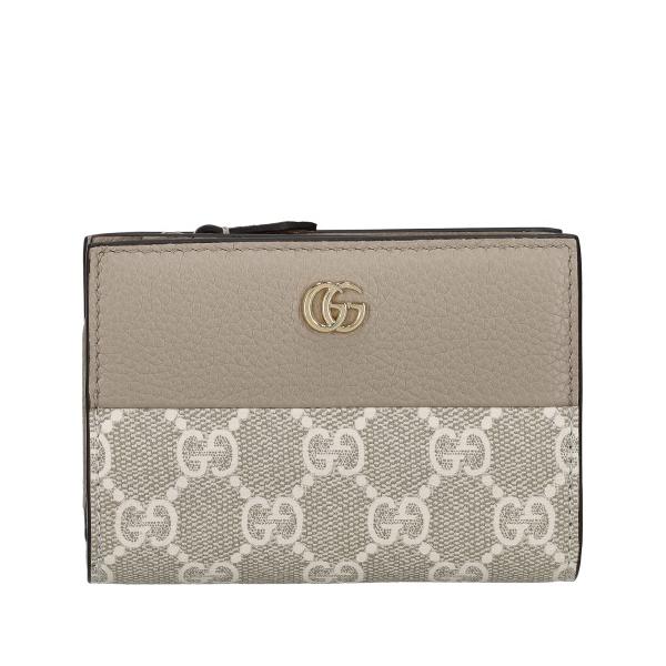 GUCCI レディース 二つ折り財布 グッチ 日本限定 ダブルG 二つ折り財布 ブラック レザー | GUCCI® JP