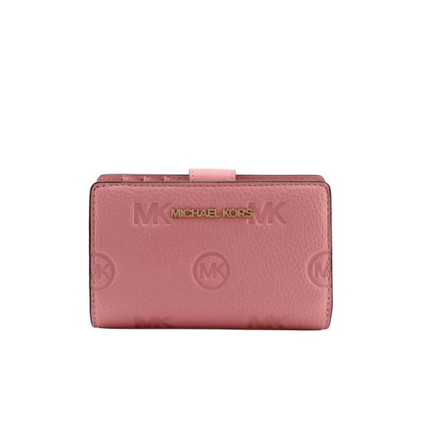 マイケルコース 二つ折り財布 レディース ピンク MICHAEL KORS 35S6GTVF6V CARNATION