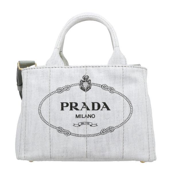 プラダ PRADA カナパ トートバッグ レディース ホワイト 1BG439 AJ6 V