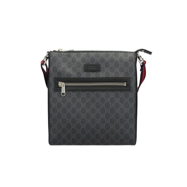 GUCCI グッチ ショルダーバッグ メンズ GGスプリーム ブラック 474137