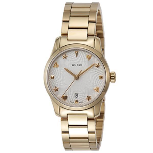 GUCCI（グッチ） 腕時計 レディース Gタイムレス シルバー YA126576A