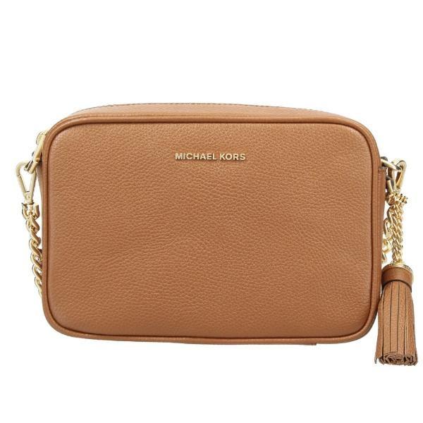�}�C�P���R�[�X MICHAEL KORS �V�����_�[�o�b�O GINNY MD CAMERA BAG 32F7GGNM8L 230 LUGGAGE