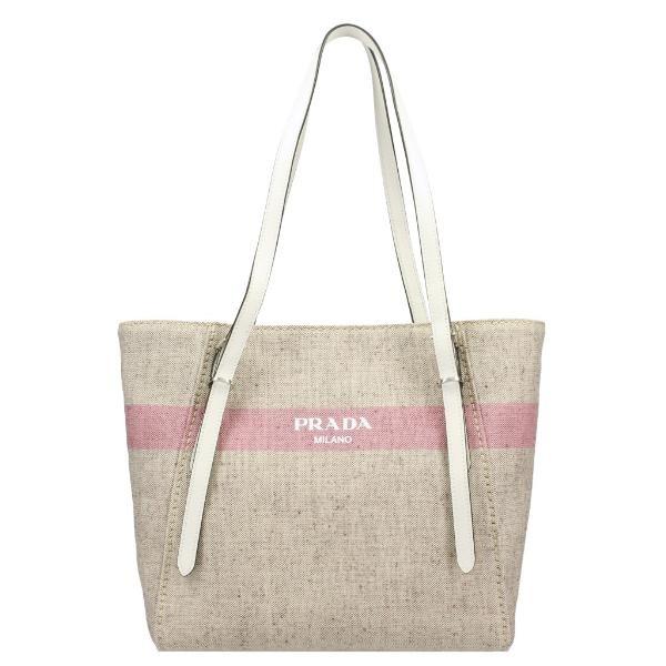 プラダ PRADA トートバッグ レディース ピンク 1BG301 2E2H V OOO F0NJX NATURALE+PET