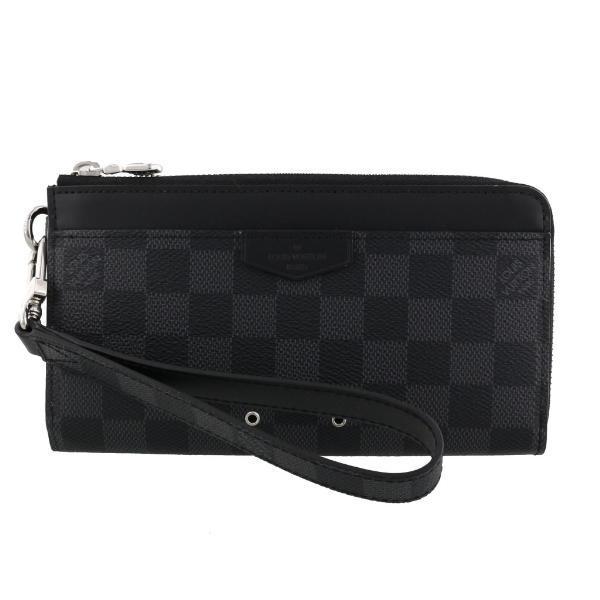 美品！ ルイヴィトン ダミエグラフィット ケース ラウンドファスナー LOUIS VUITTON ルイ・ヴィトン カードケース ダミエ グラ