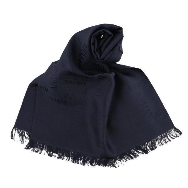 アルマーニコレツォーニ マフラー メンズ ネイビー 2a019 Ginza Lovelove 通販 Yahoo ショッピング