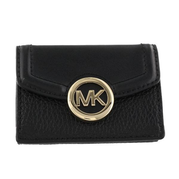 MICHAEL KORS マイケルコース 三つ折り財布 レディース ブラック MICHAEL KORS マイケルコース 三つ折り財布 レディース ブラック