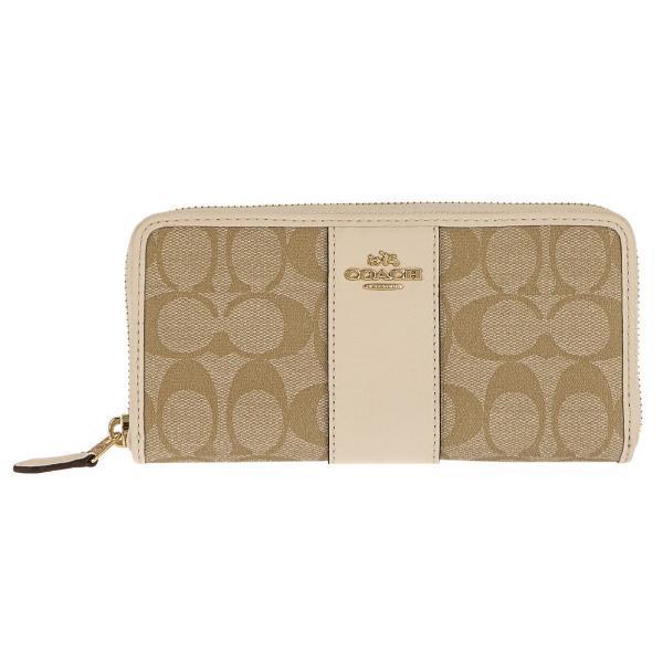コーチ アウトレット COACH 長財布 レディース ライトカーキ チョーク 