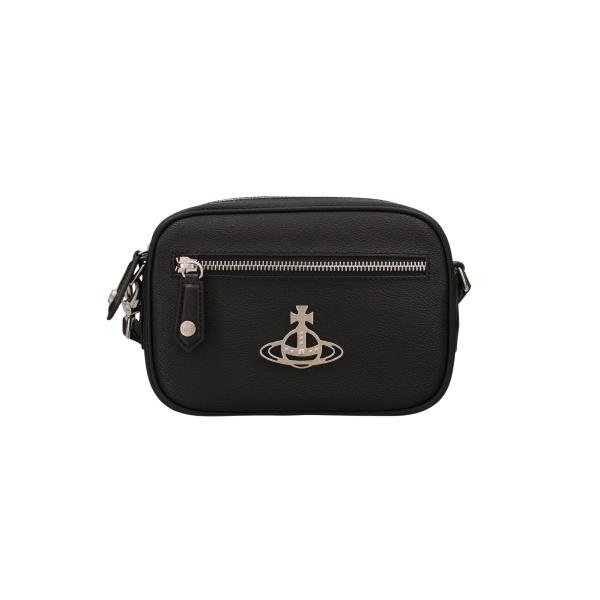 ヴィヴィアンウエストウッド Vivienne Westwood ANNIE CAMERA BAG ショルダーバッグ バッグ フェイクレザー レディース ブラック系 43030036S000RN405 【新品】 Vivienne Westwood - ヴィヴィアンウエストウッド Vivienne Westwood