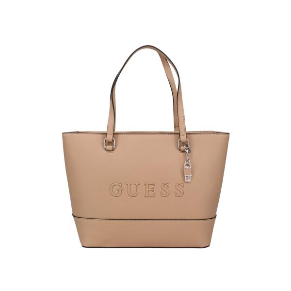 GUESS（ゲス） トートバッグ レディース ROENEY ベージュ GUESS