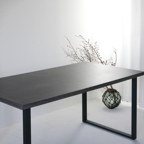 ダイニングテーブル｜横幅150cm｜奥行80cm｜薄塗りモルタル｜デスク ダイニングテーブル｜横幅150cm｜奥行80cm｜薄塗りモルタル｜デスク