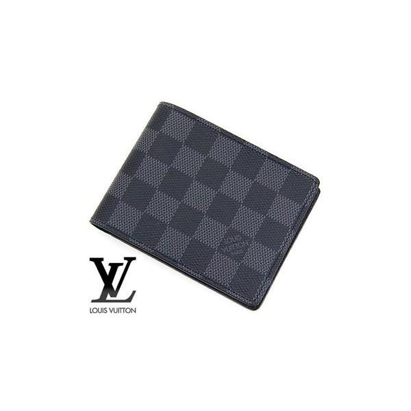 人気品 ルイヴィトン チェック柄 二つ折り財布