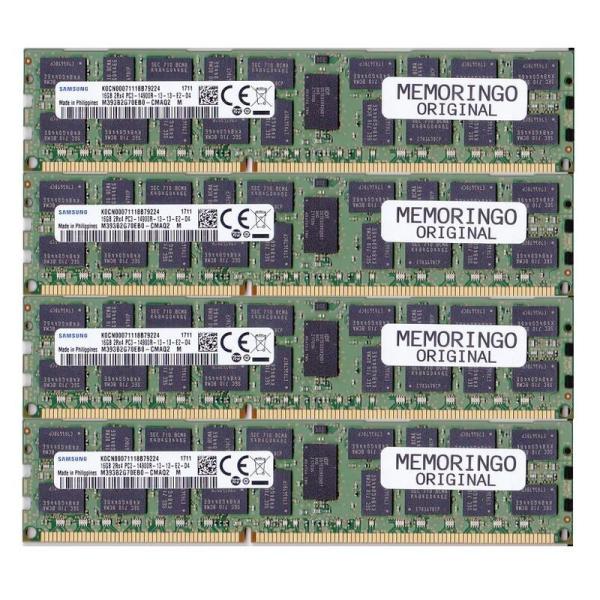 グリーン・ホワイト系 完成品♪ メモリ32GB PC3-14900R 16GB×2 - PCパーツ