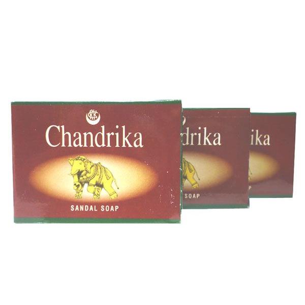 CHANDRIKA SANDAL SOAP チャンドリカ サンダル ソープ 75g 3個セット