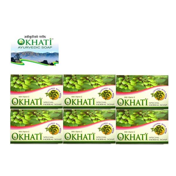 IJeB@`E@j[@\[v@100*6set@AYURVEDEC OKHATI CHIUREE(CHYUREE) WITH NEEM SOAP/NEPAL HIMALAYA SOAP q}Ό