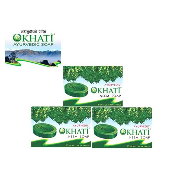 IJeB@j[@\[v 75*3Set AYURVEDEC OKHATI NEEM SOAP
